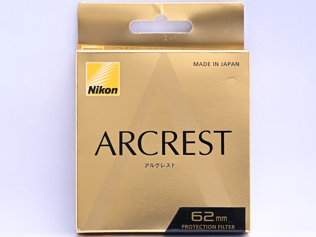 美品 Nikon ARCREST PROTECTION FILTER 62mm ニコン アルクレスト プロテクター 保護フィルター拍卖