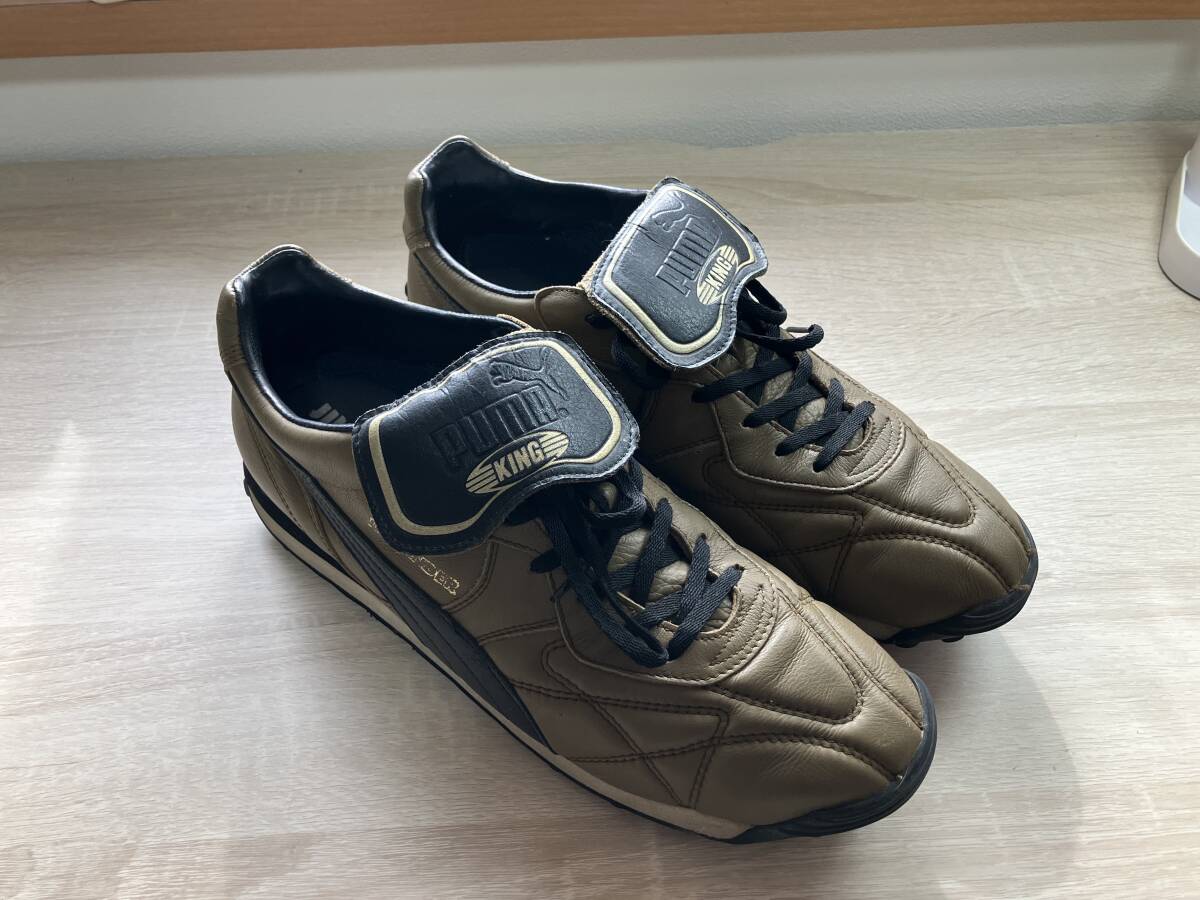 ジルサンダー × プーマ キング スニーカー ブラウン/ブラック 28センチ JIL SANDER × PUMA KING 拍卖