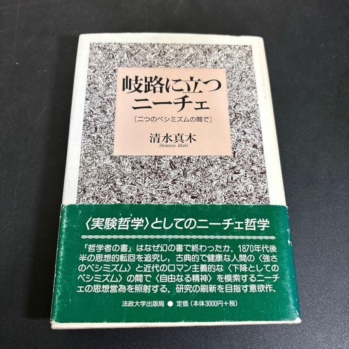 M『 岐路に立つニーチェ : 二つのペシミズムの間で』清水 真木拍卖