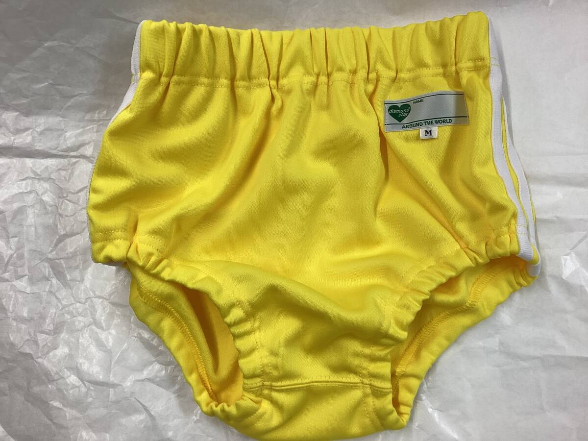 ブルマ 黄色 白2本線 4L 新品 匿名配送 郵便局 コンビニ受取可拍卖