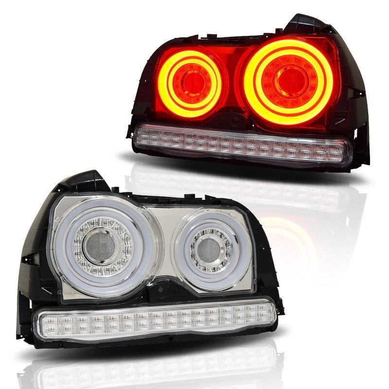 在庫あり R34 スカイライン 4ドア フルLED テールランプ フルクリアー チューブ ENR34 ER34 HR34 フルLED 左右 新品 クリアー US 78WORKS拍卖