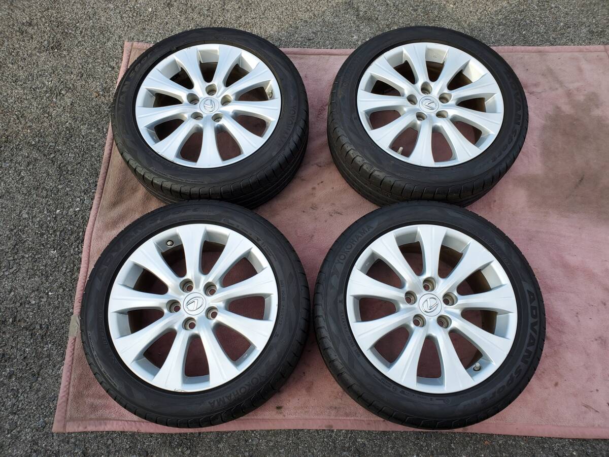 ☆★レクサスGS? 純正アルミホイール 17インチ4本 タイヤセット★☆拍卖