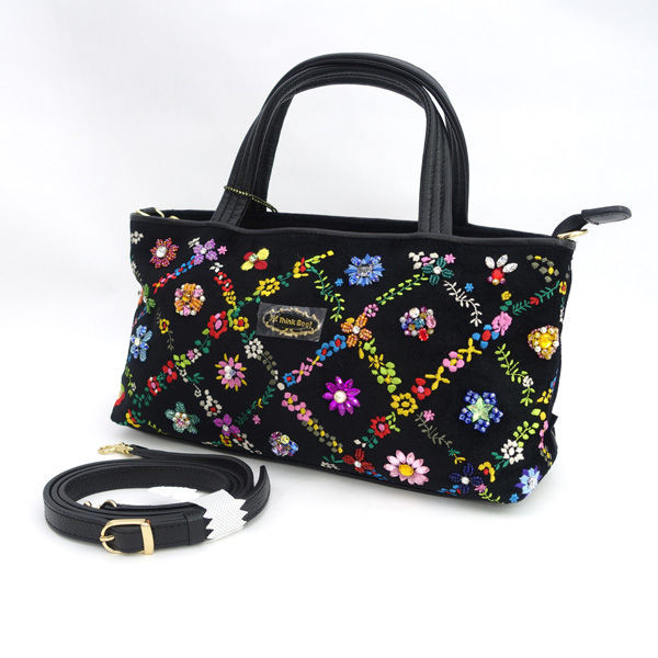 ★ Think Bee シンクビー 2WAYオーバー ザ レインボーバッグ ブラック タグ付き A001967 (0220539043)拍卖