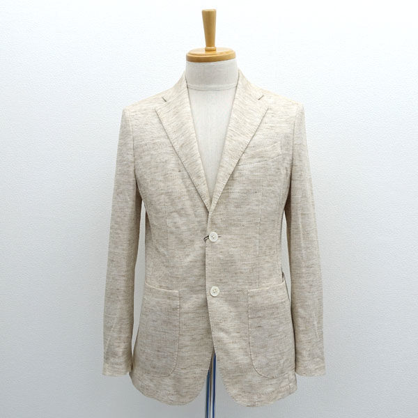 ★ DURBAN ダーバン テーラードジャケット BRING Material 2B ベージュ 46 1600207014 (0220539992)拍卖