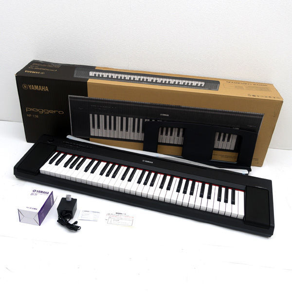 ★ YAMAHA ヤマハ Piaggero ピアジェーロ 電子キーボード 61鍵 2024年製 NP-15 箱付き 中古品 動作確認済み (0220540172)拍卖