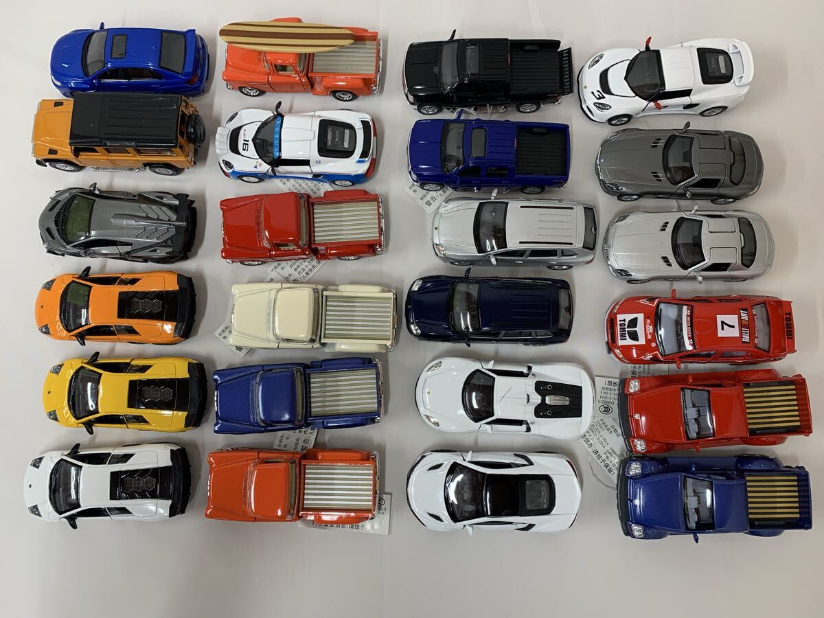 1円〜 ジャンク ミニカー ランボルギーニ・ポルシェ他 24台 おまとめ Gセット拍卖