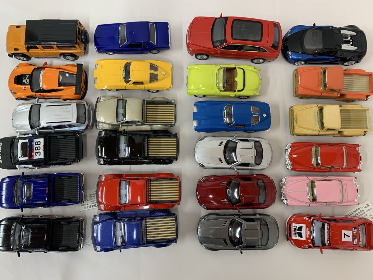 1円〜 ジャンク ミニカー シボレー・ベンツ他 24台 おまとめ Jセット拍卖
