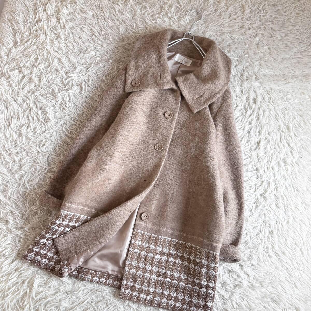 ⑧ 極美品 アルテソワ ArteSoie 大襟 コート 大きいサイズ 13拍卖