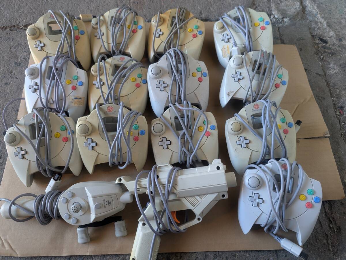 ドリームキャスト DC コントローラー まとめて 16個 現状品拍卖