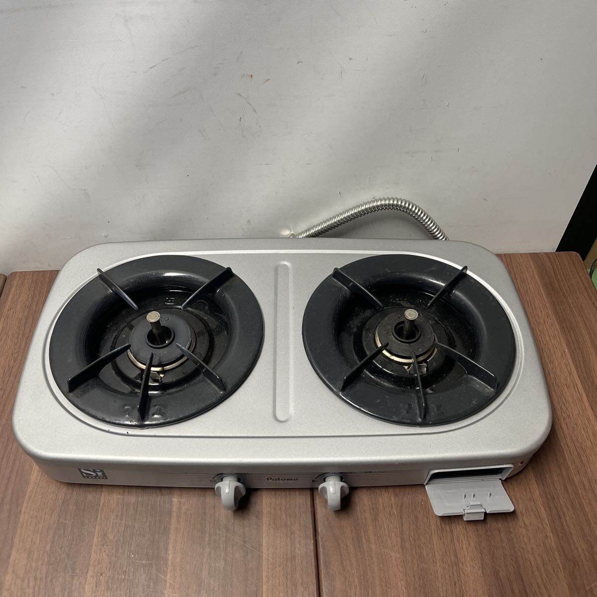 「1FE123」Paloma パロマ ガステーブルコンロ PA-28F(LPガス用)通電確認 現状出品(251127)拍卖