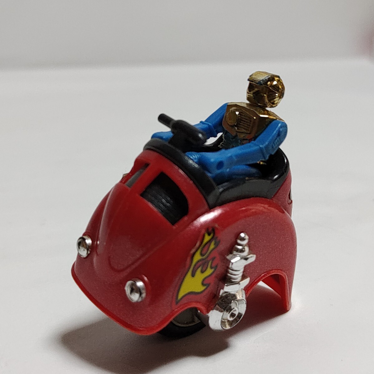 SHINSEI 当時物 1980年代頃 シンセイ ダイアクロン風 ポケワン シルバーマン レッドカー仕様 ポケ1 昭和レトロ 希少 超合金 アンティーク拍卖