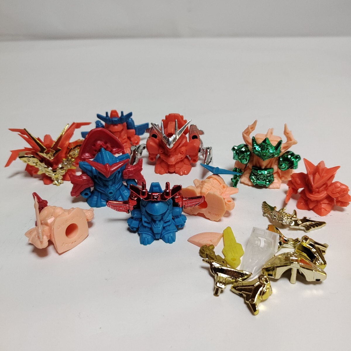 ガンケシ ガン消し SDガンダム 消しゴム フィギュア 人形 セット 食玩 ガチャガチャ ガシャポン戦士 SDR 金メッキ ヴァサーゴ アシュタロン拍卖