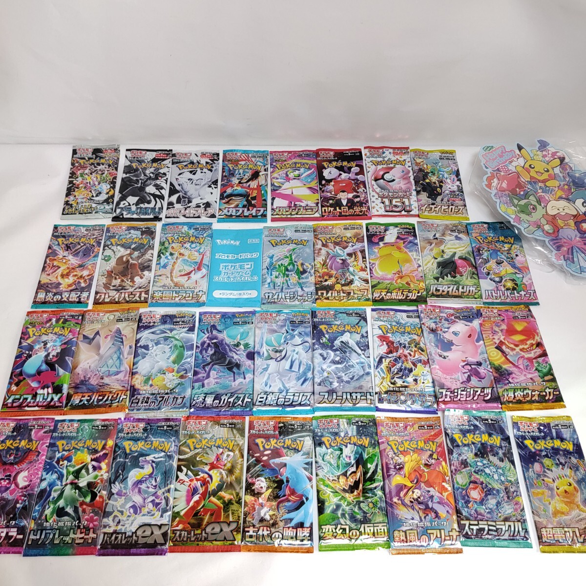 ポケモン ポケカ 新品 未開封 カードゲーム ポケカ Pokemon 35種 大量セット 151 イーブイヒーローズ メガブレイブ フュージョンアーツ拍卖