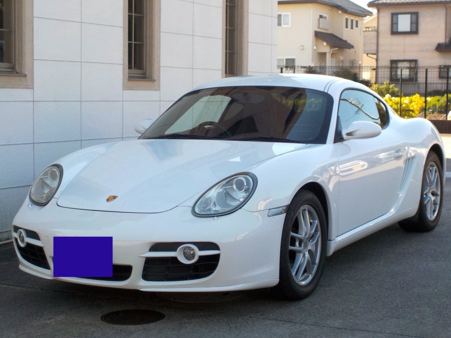 ◎極美車!純白Porsche Cayman(Type987)2.7黒ハ-フ革pwヒ-タ.純正ナビ&地デジ.純正17AW. 屋根保管!◎拍卖