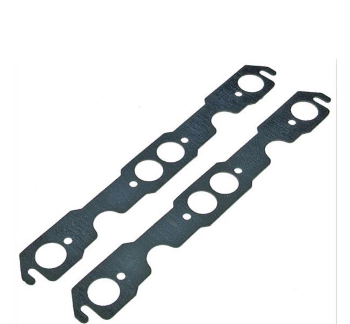 ヘッドマンシボレースモールブロックエキゾーストガスケット へダースガスケット ハイテンパーチャーラウンドポート。インパラベルエア拍卖