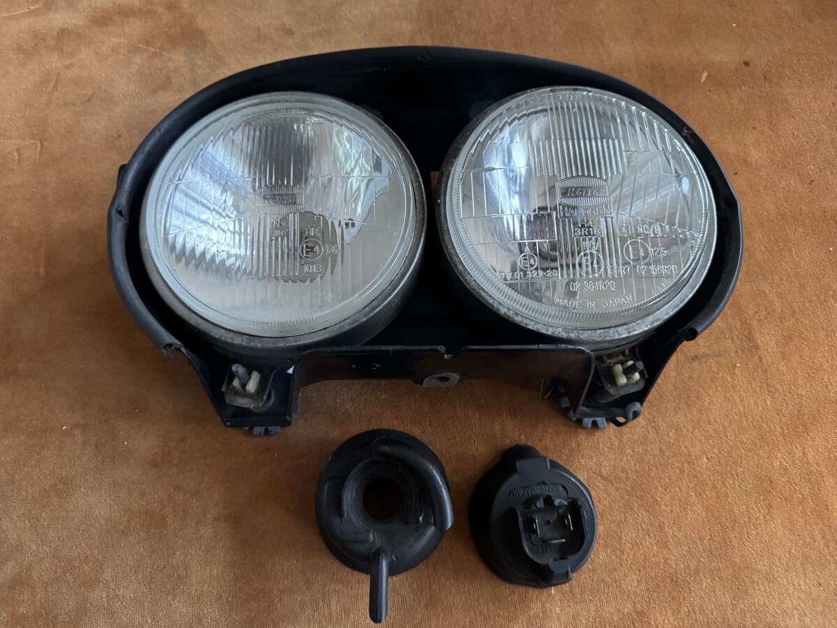 GSX-R1100 2眼ヘッドライトユニット。良品GU74A、GU74CD スズキ 旧車 昭和 当時物拍卖