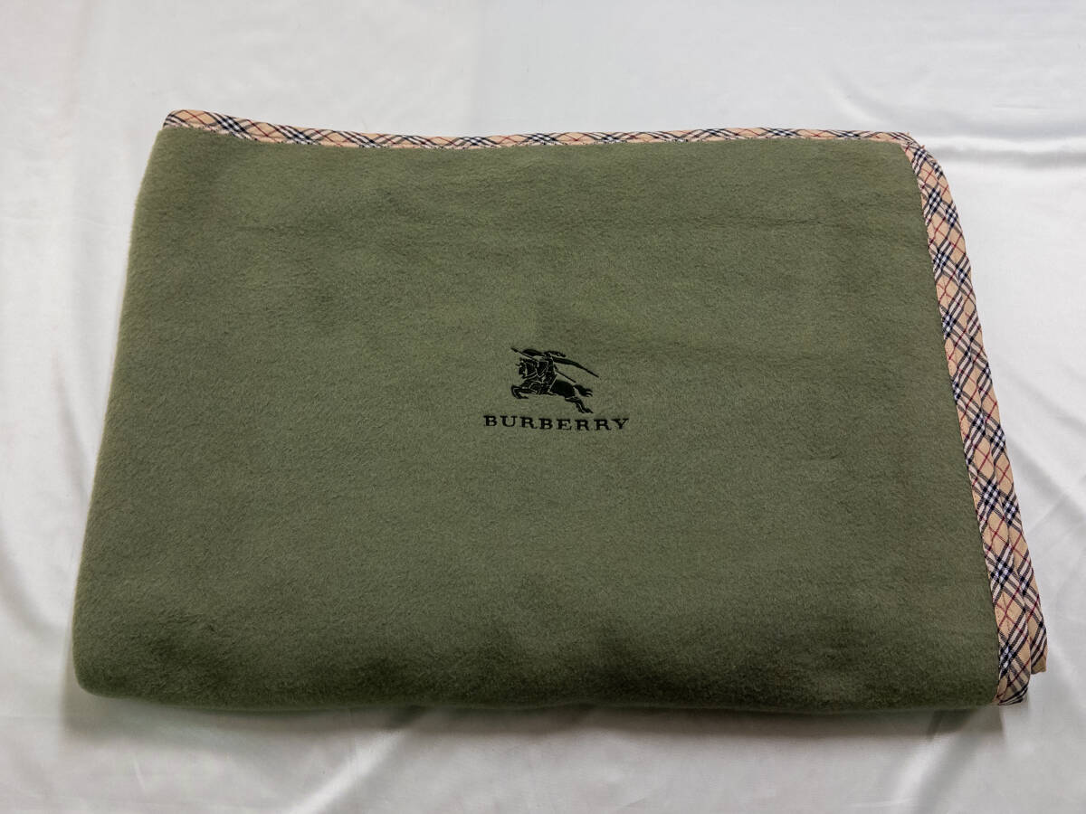 3Q売切!税無し◇バーバリー BURBERRY 毛布 シングルサイズ(140×200cm)■ウール100%■西川産業■寝具■■1113-3拍卖