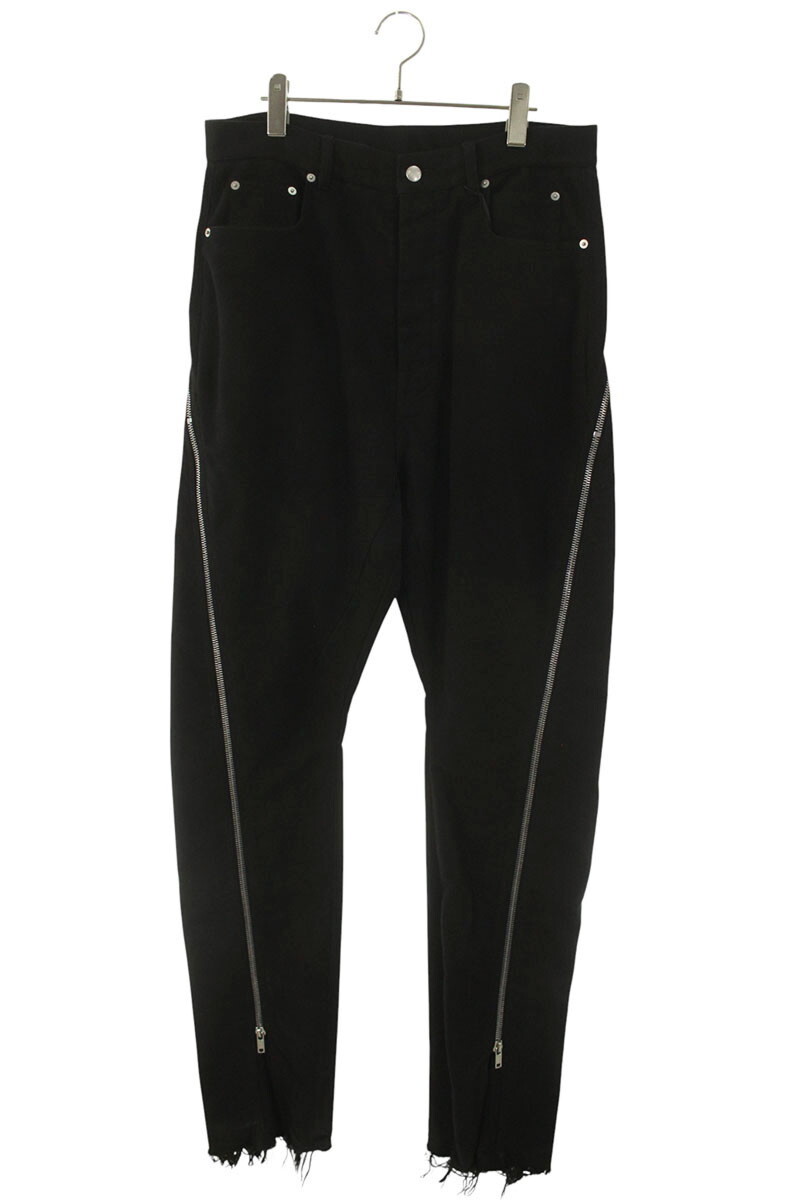 リックオウエンス サイズ:32インチ 24AW RU02D6343-TB BOLAN BANANA ボランバナナ カットオフ ジップデニムパンツ 中古 SB01拍卖