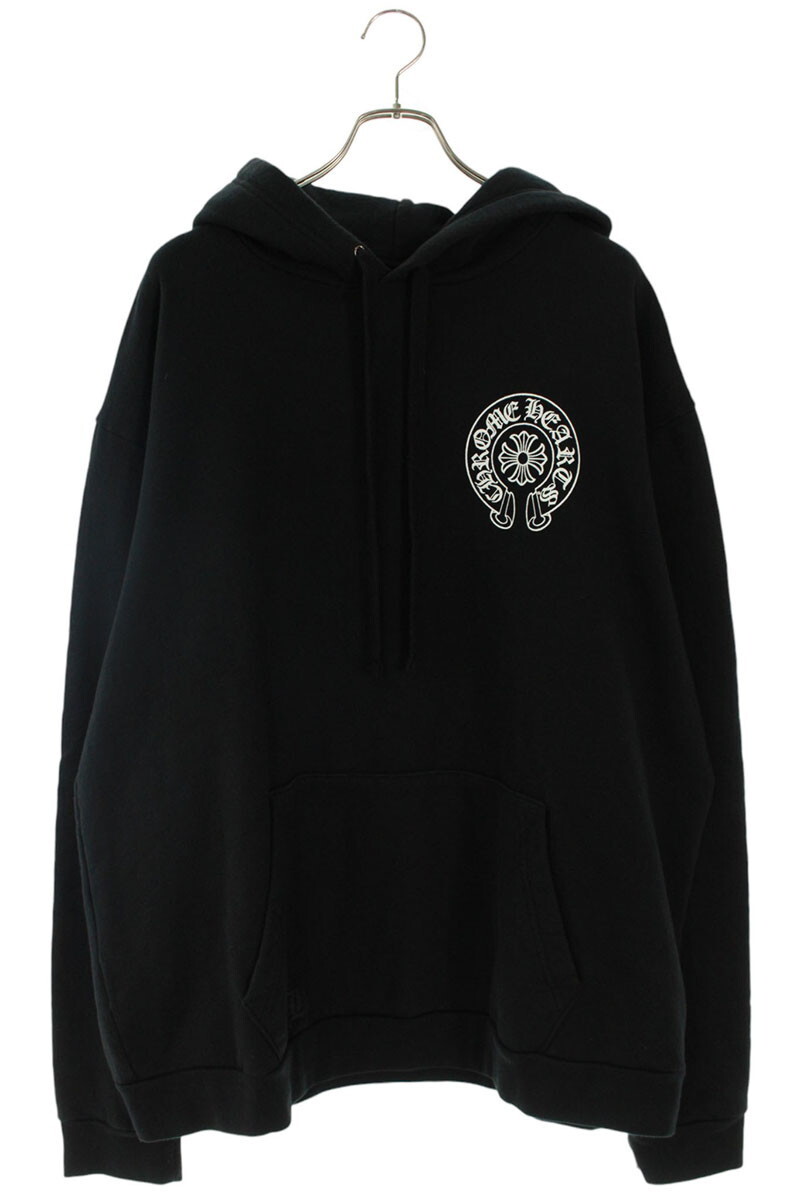 クロムハーツ サイズ:XL SWTSHRT PLVR LTD 大阪限定ホースシュープリントプルオーバーパーカー 中古 GZ11拍卖