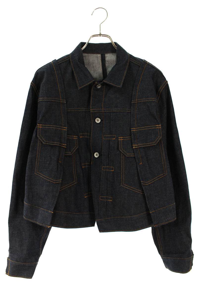 サカイ サイズ:2 24-07354 立体スリットデニムジャケット 中古 BS99拍卖