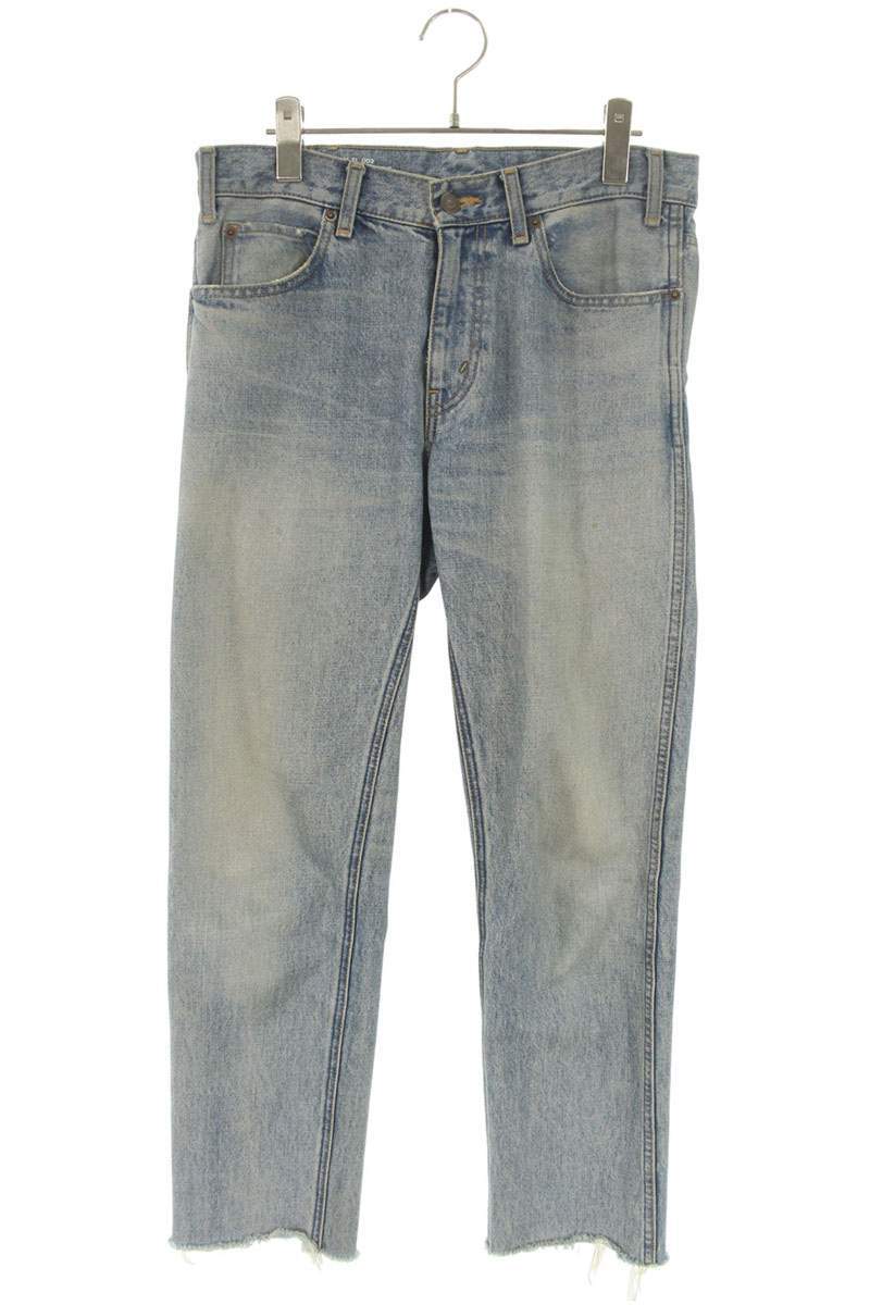 セリーヌ サイズ:28インチ N103 635E 07VS カットオフストレートデニムパンツ 中古 BS99拍卖