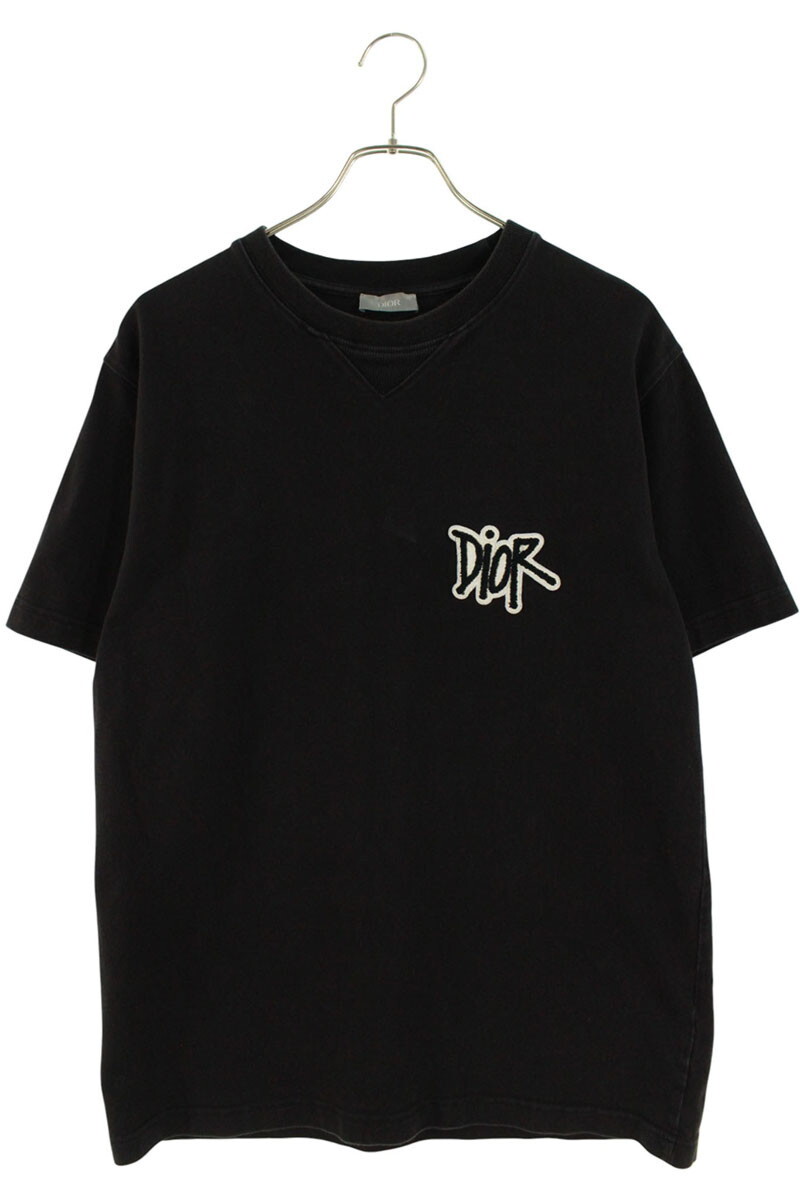 ディオール サイズ:M 033J625I0554 ロゴワッペンTシャツ 中古 BS99拍卖
