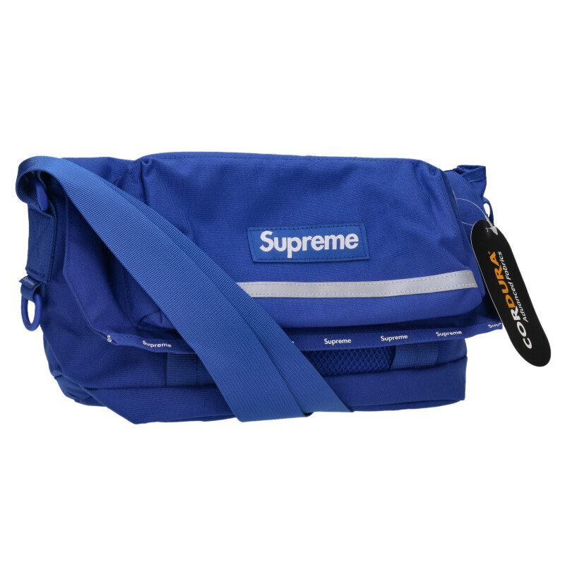 シュプリーム 24AW Messenger Bag ボックスロゴナイロンメッセンジャーショルダーバッグ 中古 BS55拍卖