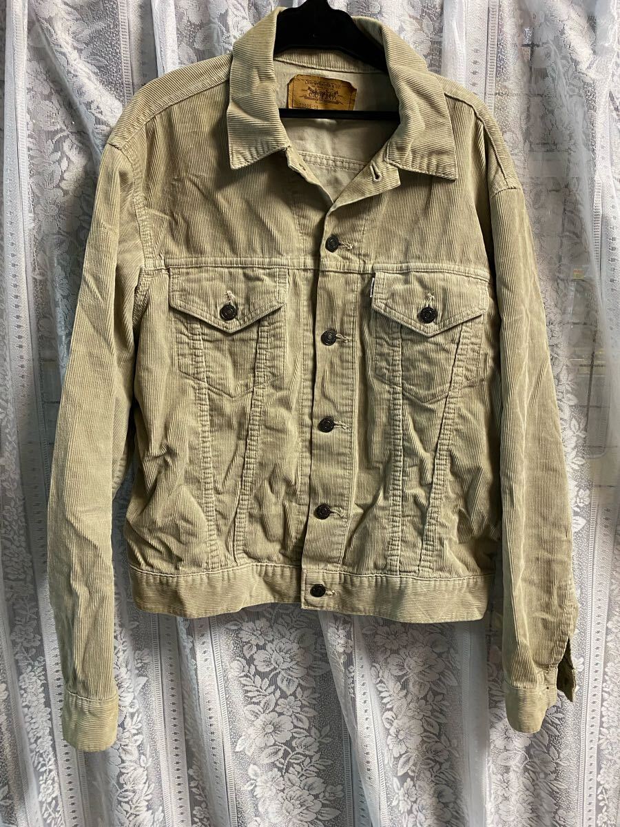 Levi's コーデュロイジャケット 70505-15 40 ボタン裏J02刻印 日本製 リーバイス拍卖