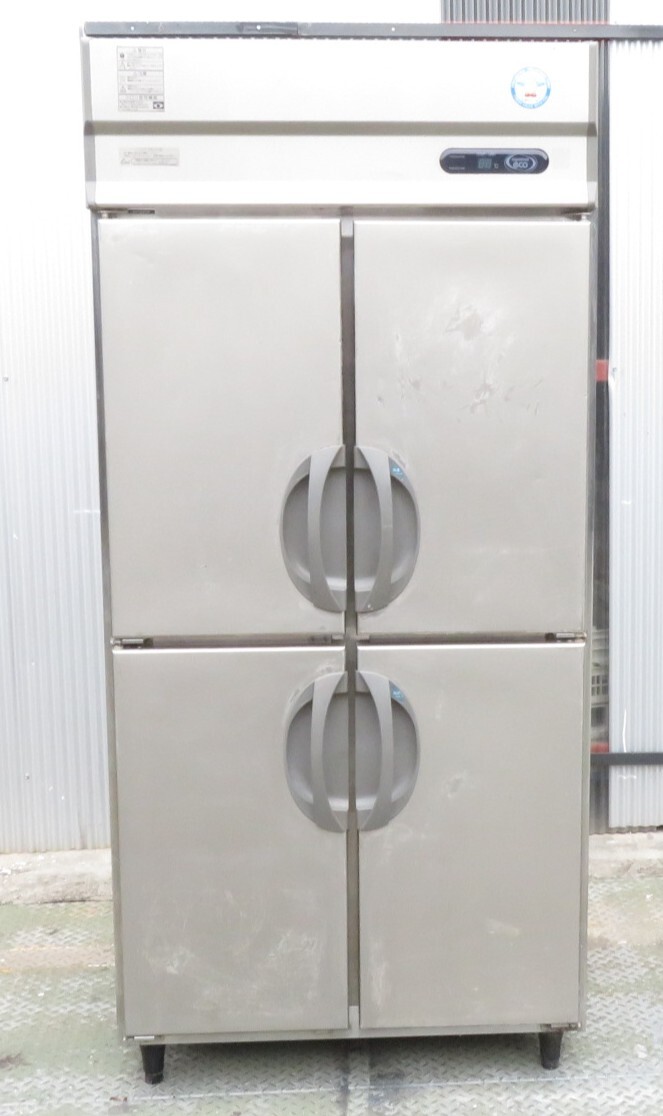 【保証付】フクシマ 業務用4ドア冷凍冷蔵庫(2凍2蔵) ARD-092PD 三相200V 幅900×奥800×高1950 MT2510310956拍卖