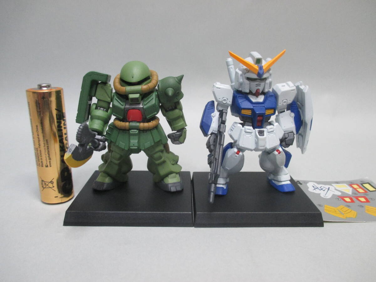 ガンダム/FWコンバージ ガンダムNT-1アレックス&ザクⅡFZ ザク改 ポケットの中の戦争拍卖