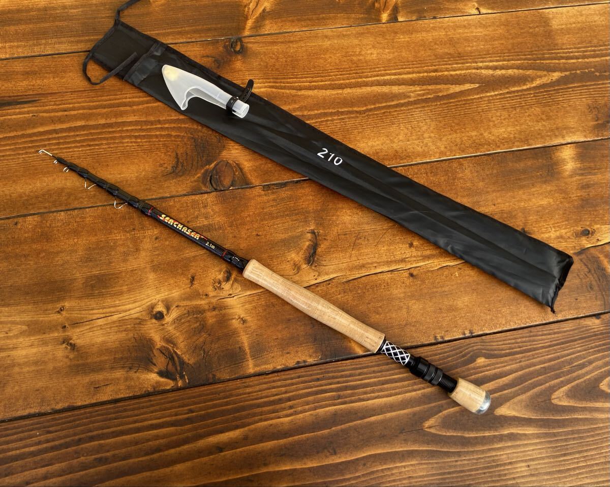 テレスコフライロッド テレスコロッド フライロッド 渓流釣り 7ft 210cm拍卖