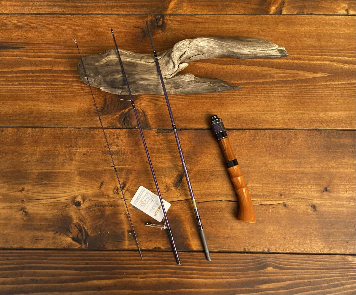 超軽量 カーボンロッド トラウトロッド スピニングロッド 渓流釣り ウッドグリップ 天然木グリップ 山女魚 岩魚拍卖