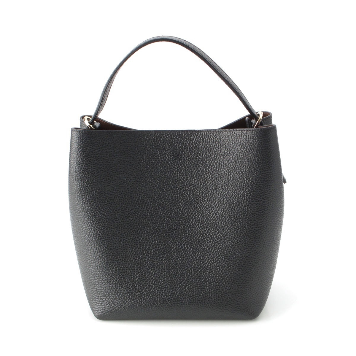 ロリステッラ loristella レザー 2WAY ハンドバッグ ブラック【中古】拍卖