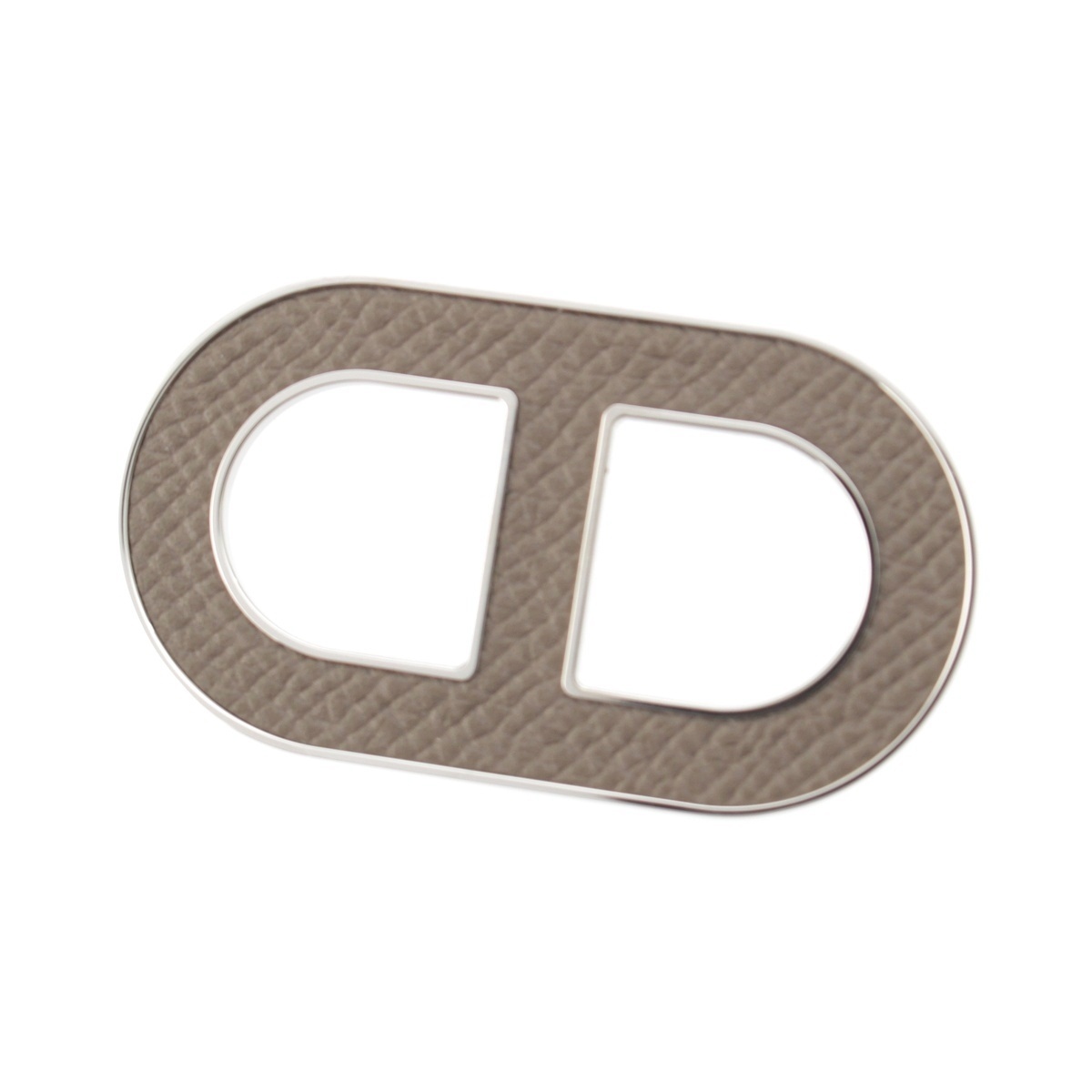 エルメス シェーヌダンクル ヴェルカニウム ブローチ エタン シルバー【中古】拍卖