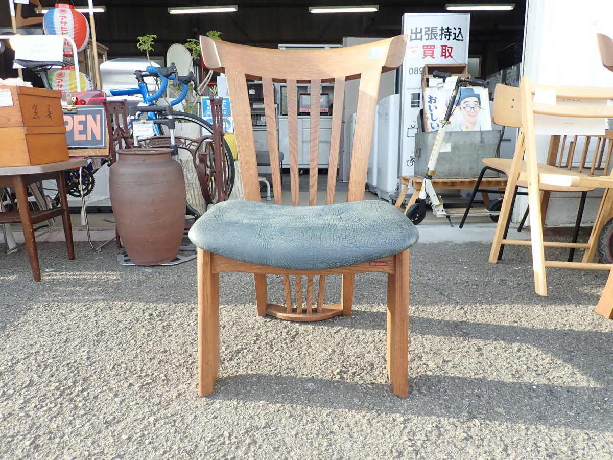 【シラカワ shirakawa 飛騨家具】和魂 ナラ材 レッドオーク材 無垢 本革 ダイニングチェア 椅子 イス 飛騨の家具 白川木工 B拍卖