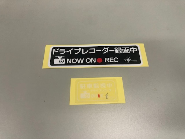 新品未使用 ドライブレコーダー ステッカー拍卖