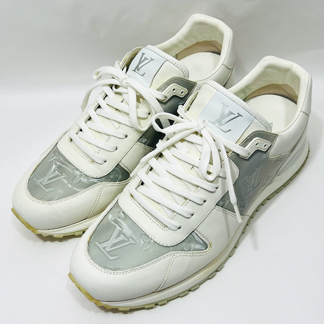 1円~ LOUIS VUITTON ルイ ヴィトン ランナウェイ ライン スニーカー MS0241 サイズ表記8 メンズ シューズ 靴 ホワイト拍卖