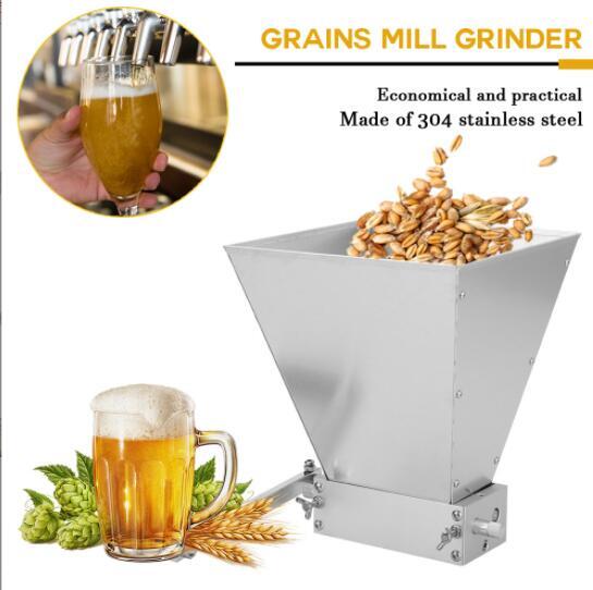 新作高品質大麦ミル モルトミル 海外ホームブリューイング 自家醸造 業務用 手動グラインダー 穀類粉砕機拍卖