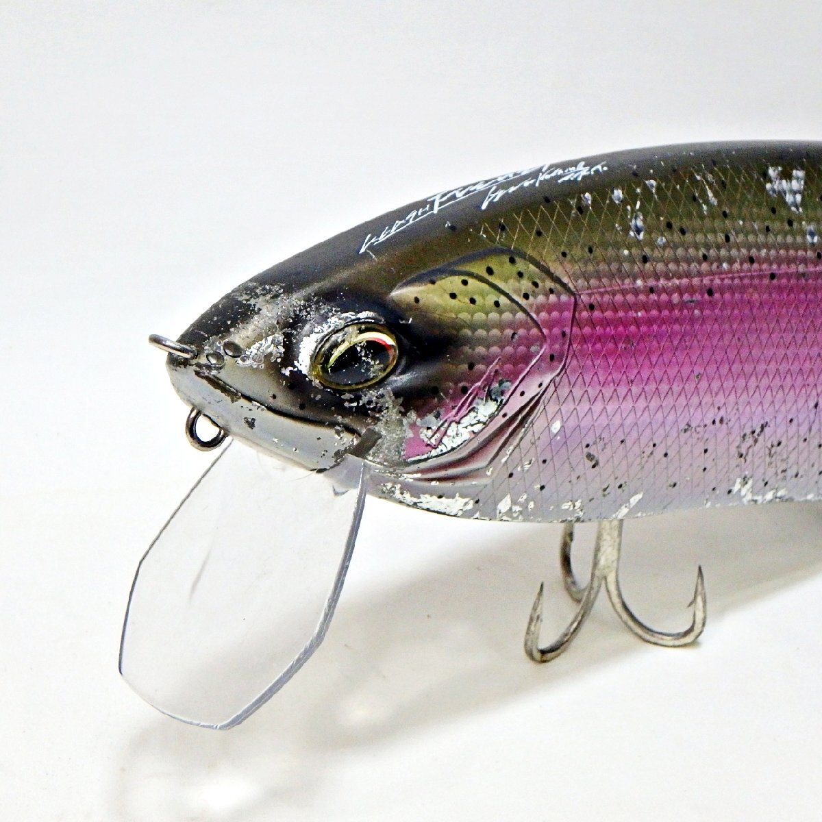 ☆ DRT クラッシュフレンジー FRENZY ビッグベイトルアー マジックトラウト【中古・現状品】ダメージあり リップ・ひれ付属 1円スタート!拍卖