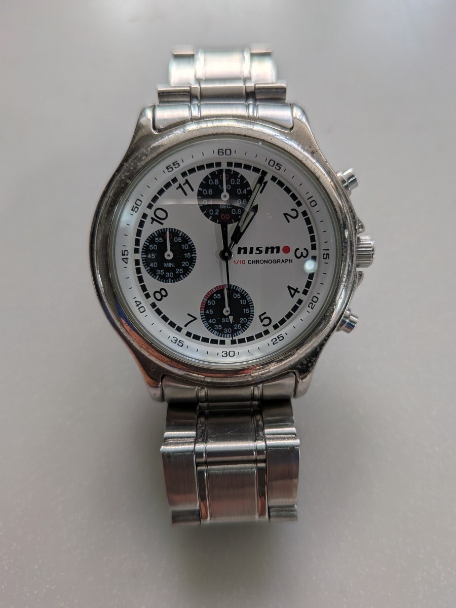 【希少】NISMO ニスモ 腕時計 クロノグラフ y2k 中古、箱無し、小傷多数 拍卖