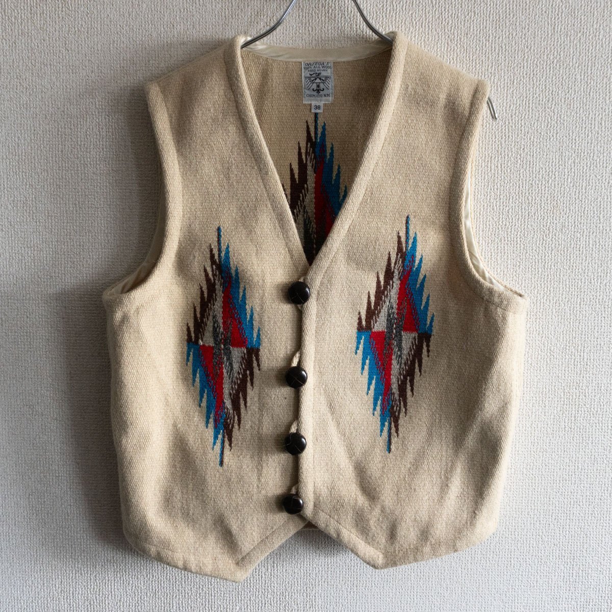 【美品】 ORTEGA'S 【 チマヨベスト 】38 ウール オルテガ s2511060拍卖