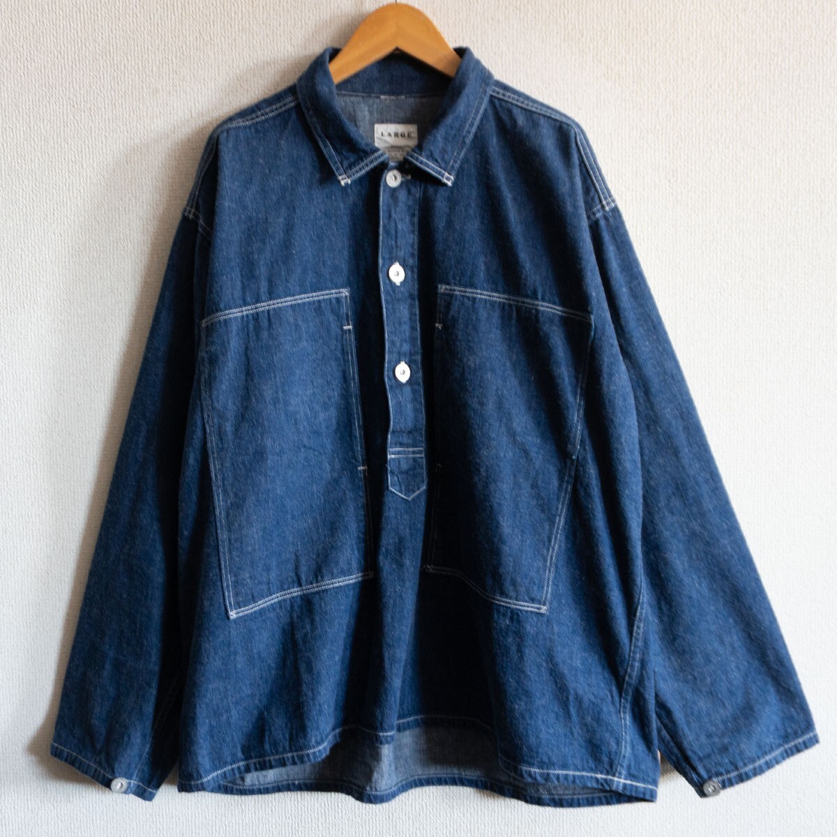 【美品】THE REAL MCCOY'S【デニム プルオーバージャケット】L US ARMY リアルマッコイ 25110662拍卖