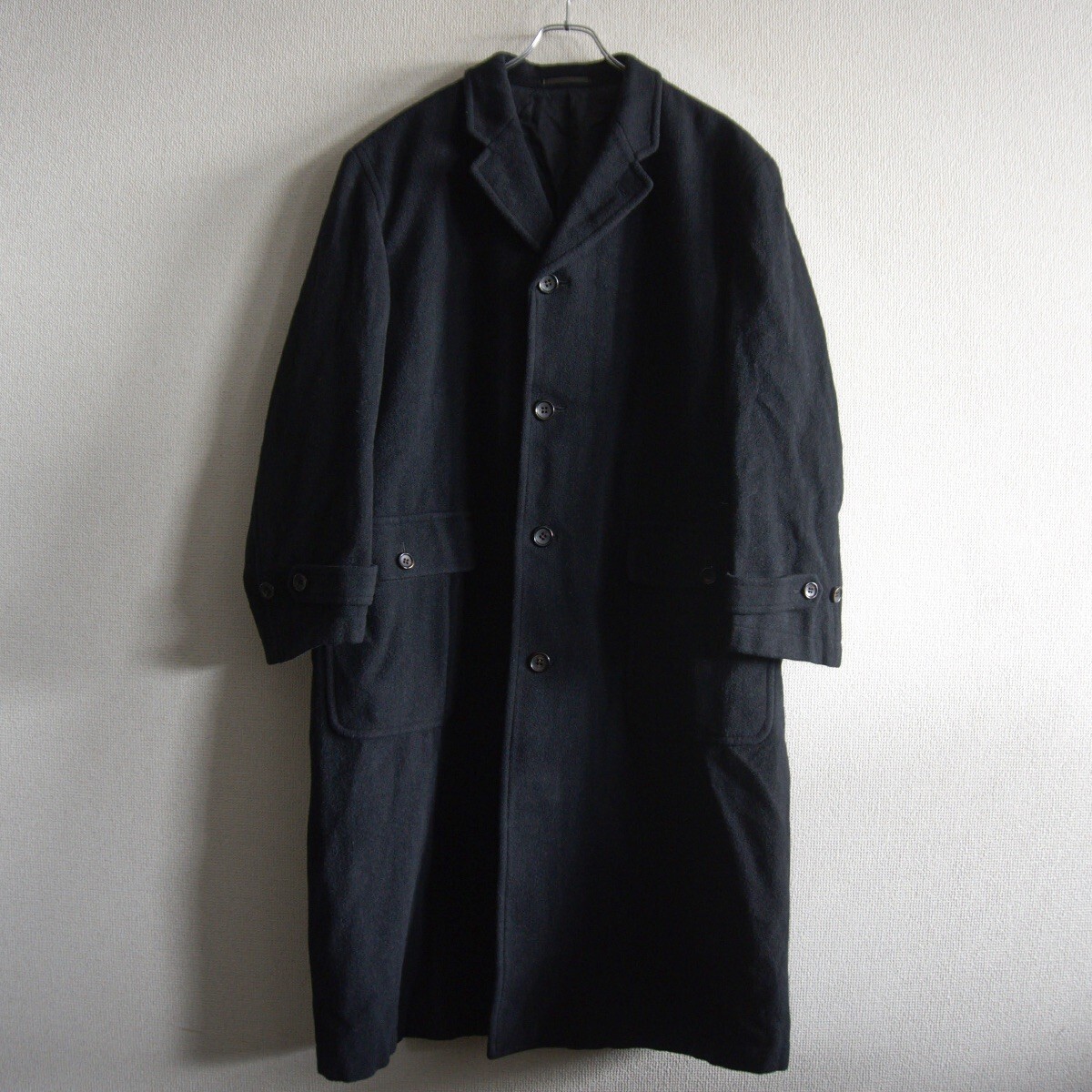 【90年代/アーカイブ】COMME des GARCONS HOMME 【90s ウール コート】 M コムデギャルソンオム 25110962拍卖