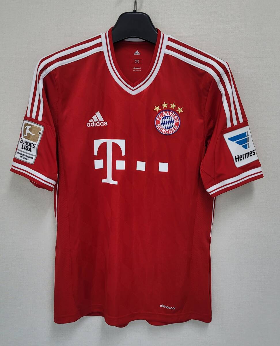 13-14 バイエルン・ミュンヘン FCB Bayern Munich(H)#19 マリオ・ゲッツェ GOTZE 半袖 adidas ブンデスリガ仕様 JASPO L拍卖