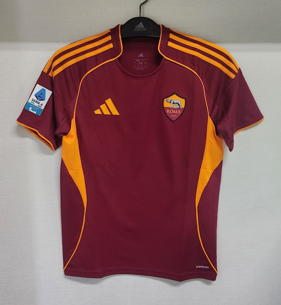 25-26 ASローマ AS ROMA(H)#21 ディバラ DYBALA 半袖 Adidas正規 セリエA リーグ仕様 M拍卖