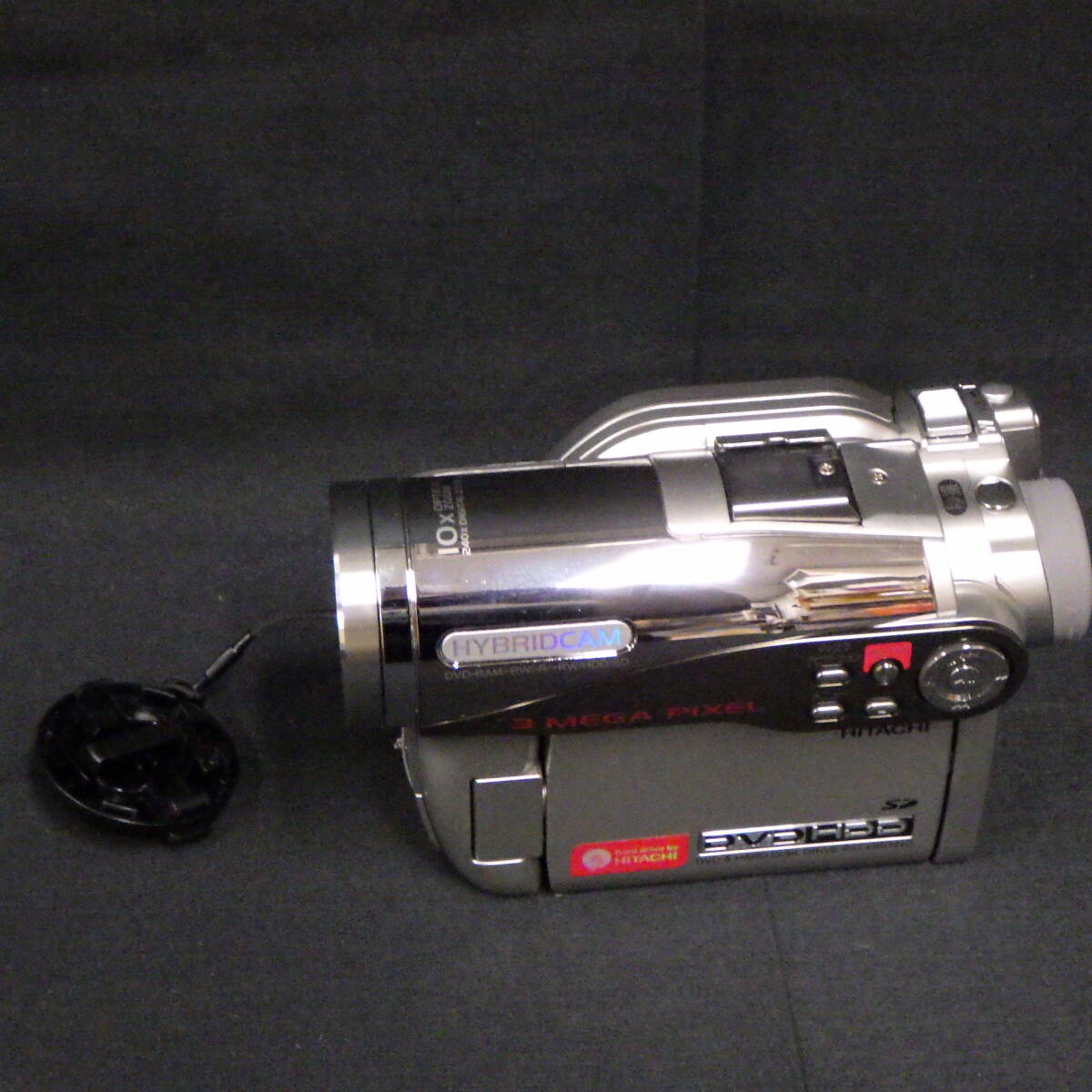 日立 HITACHI DVDビデオカメラ 2007年製 HYBRIDCAM 3 MEGA PIXEL DVD HDD DZ-BP14S拍卖