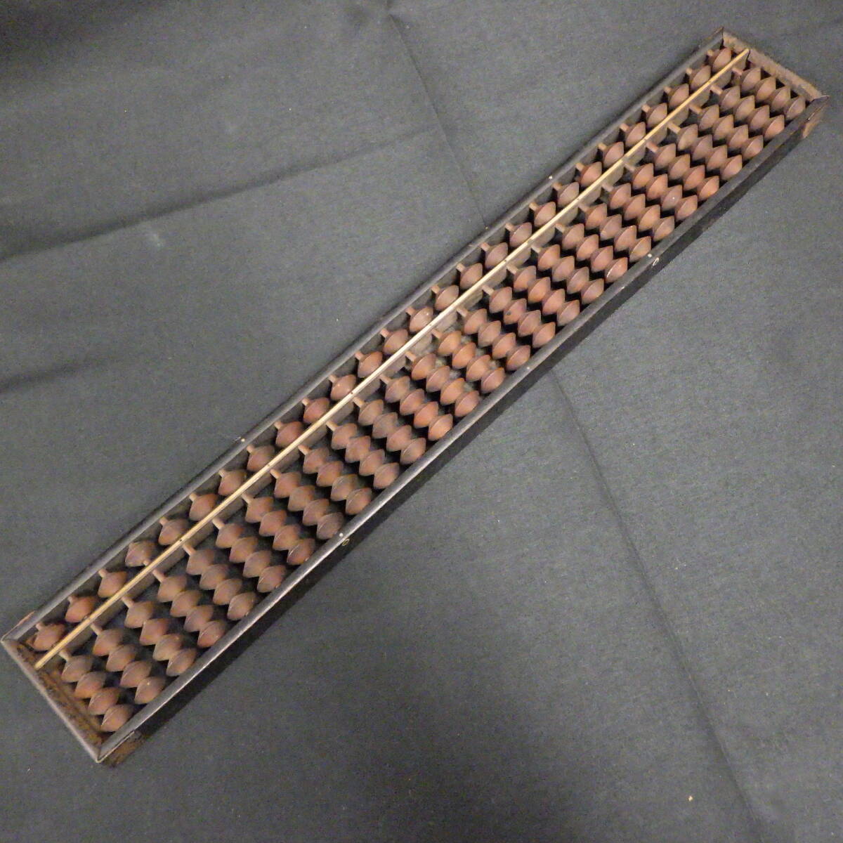 昭和 レトロ 算盤 そろばん 木製 27列拍卖