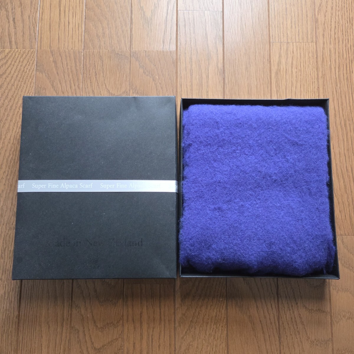 【新品未使用】 MASTERWAVE マスターウィーブ マフラー アルパカ ニュージーランド ブルー ロイヤルブルー 希少拍卖