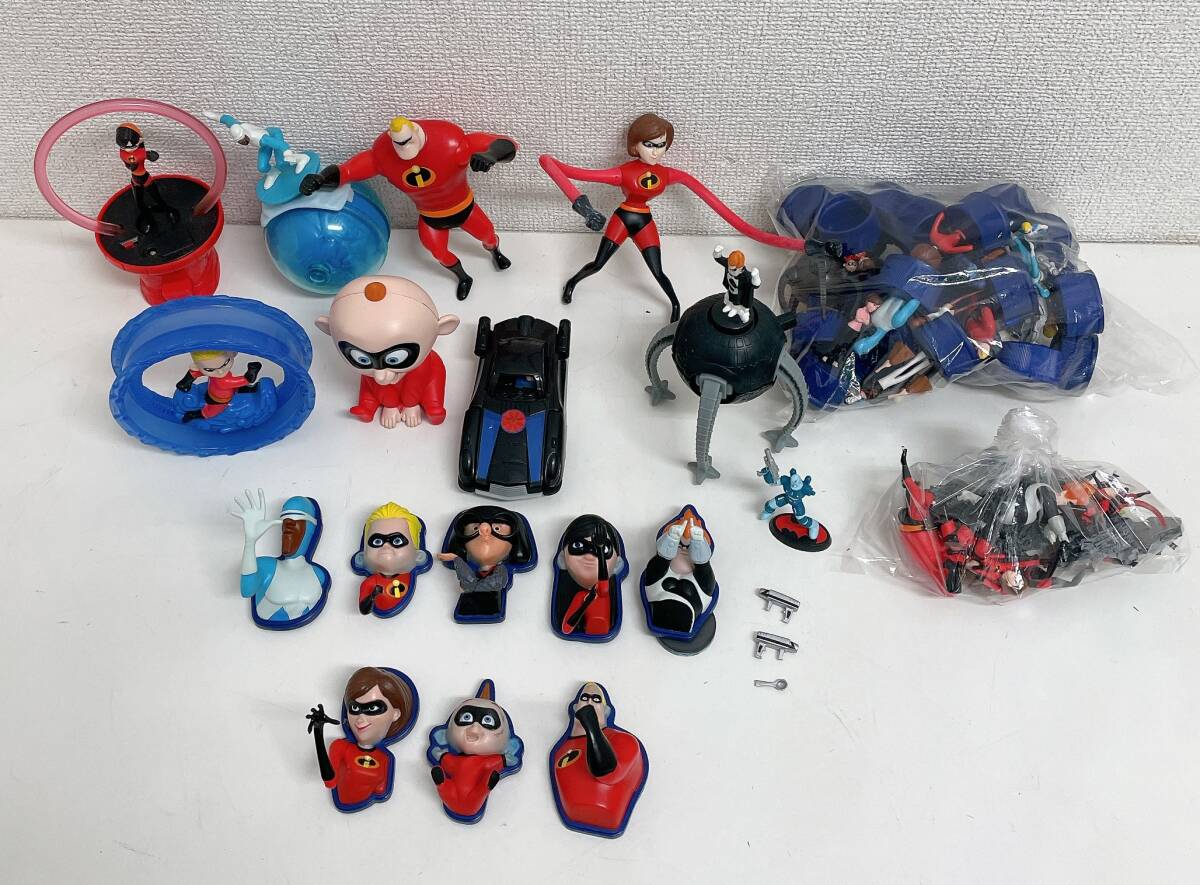 【Mr.インクレディブル アクションフィギュアなど いろいろまとめて★】マック ハッピーセット/ボトルキャップ/A711-293拍卖
