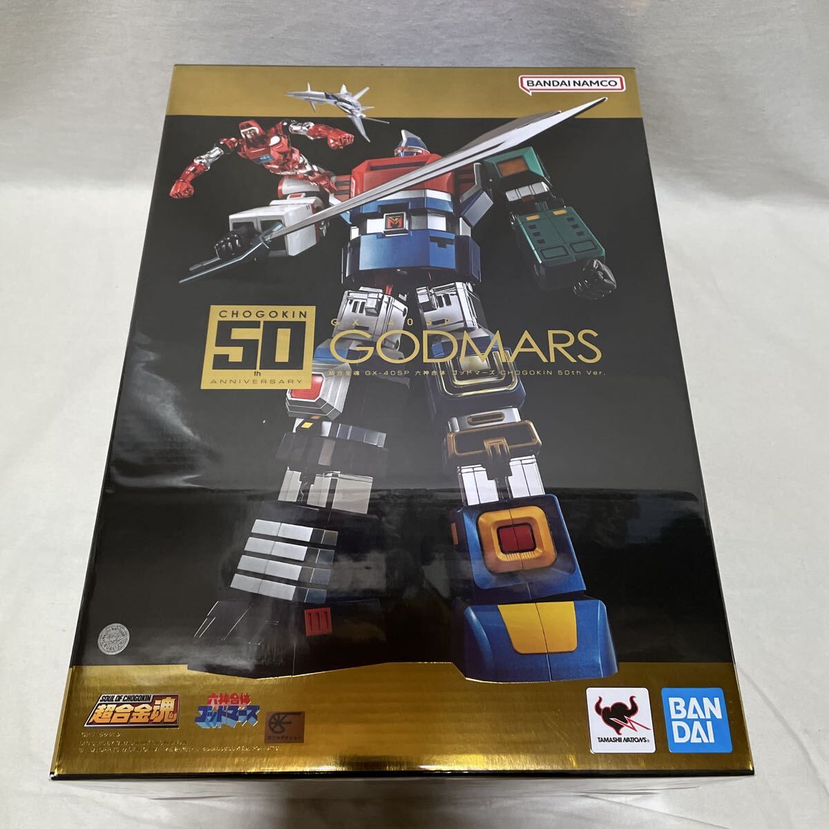 バンダイ 超合金魂 GX-40SP 六神合体ゴッドマーズ CHOGOKIN 50th Ver. 新品 未開封 未使用 BANDAI拍卖